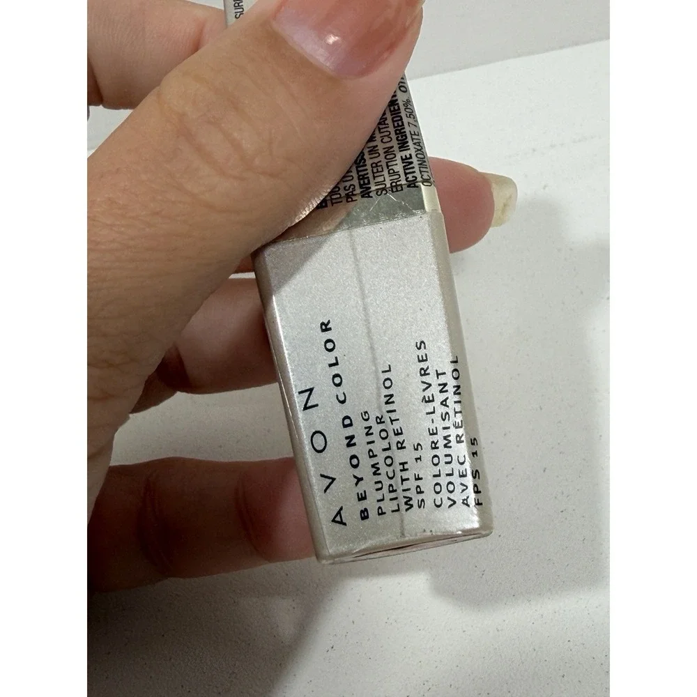 AVON Beyond Color Plumping Lipcolor Lipstick Party Pink 548 New Old Stock Sealed